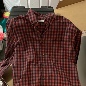 Sonoma Plaid Shirt in Red and Blue